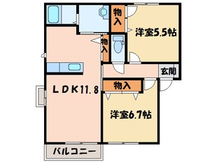 シャーメゾンなおのの物件間取画像